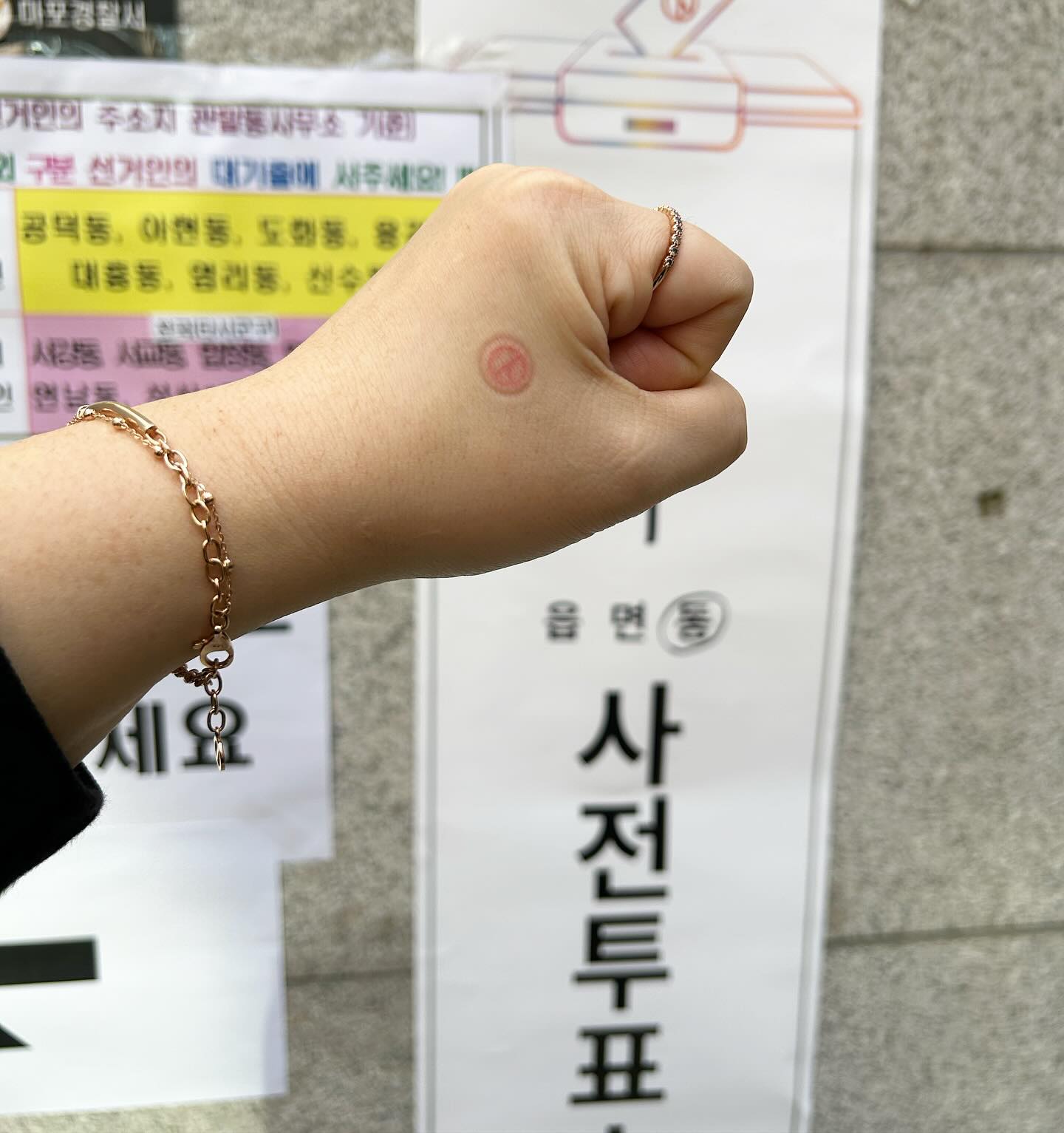 #사전투표 
고3수업하고, 선거가 처음인 태희랑 같이 가서 사전투표완료! 
태희는 인증도장 못찍어서 아쉬워함~ ㅋㅋㅋ 귀여워~~~ 
.
.
#2024년총선 #관외투표 #사전투표인증 
#국회의원선거 #뿌듯스타그램 #툐요일일상 #시험기간