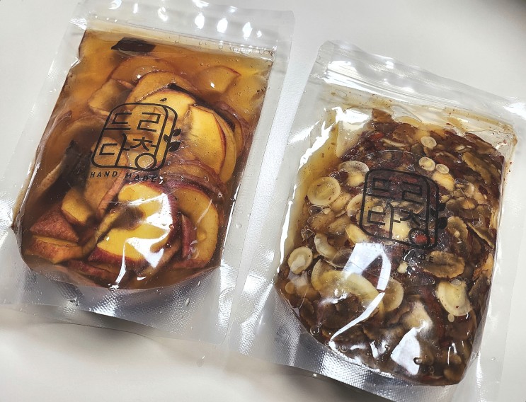 드리다청 약도라지배대추청, 사과계피청 건강청으로 최고!