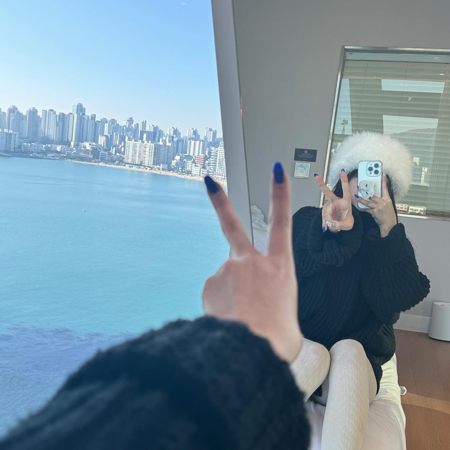 엄마랑 언니랑 부산여행중 💟
.
#광안리 #부산 #🌊
