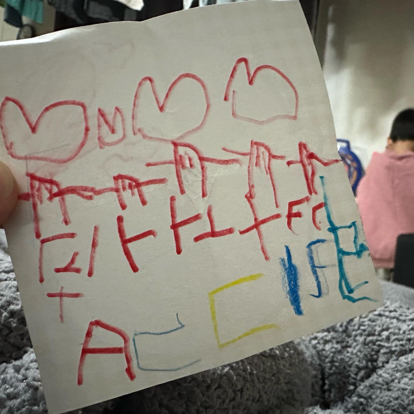 적당히 엄마 아빠 사랑해 라는 뜻 🥰 

#막둥이는사랑 #삼남매 #일상