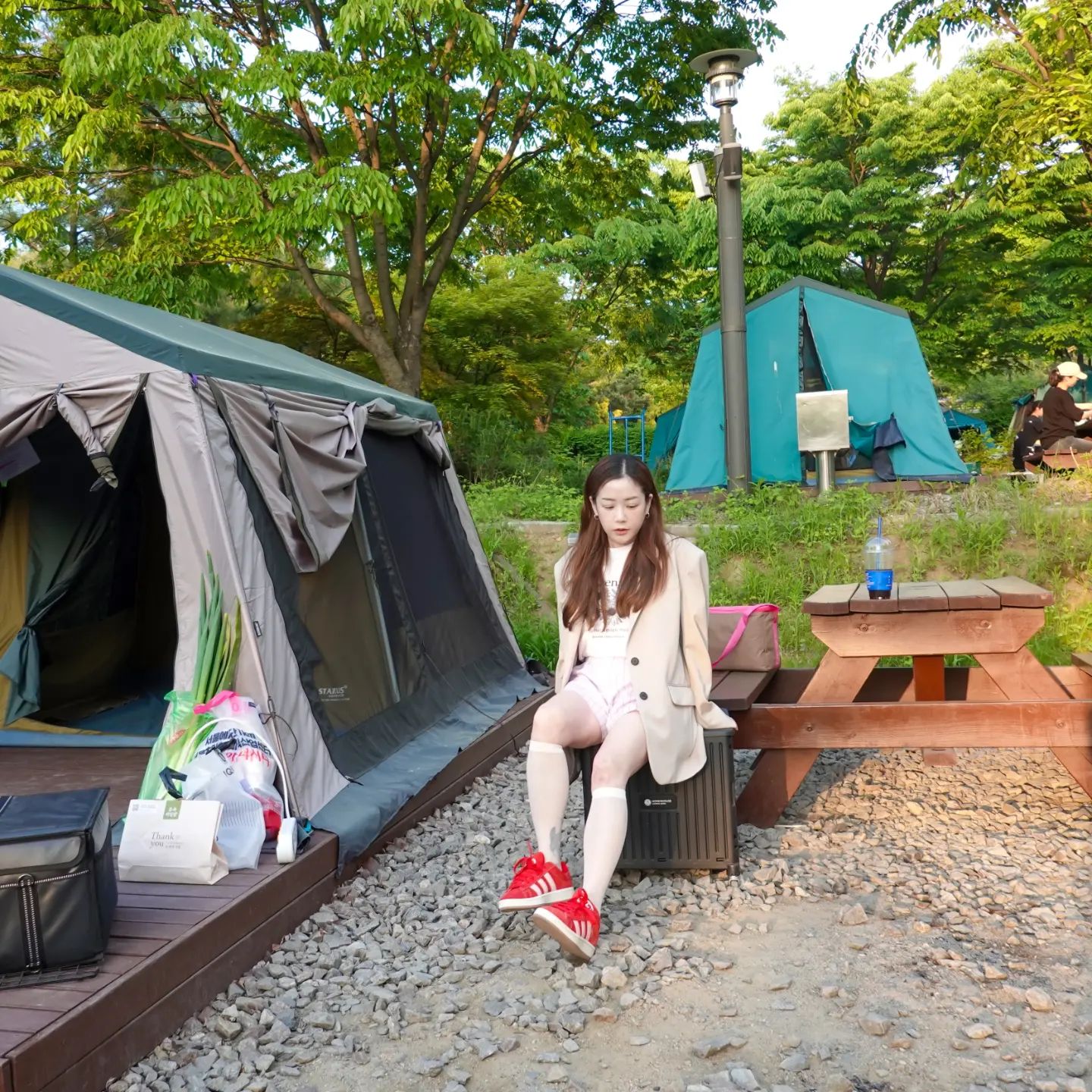 .
퇴근후 캠핑장🌳🌲🌱🌿