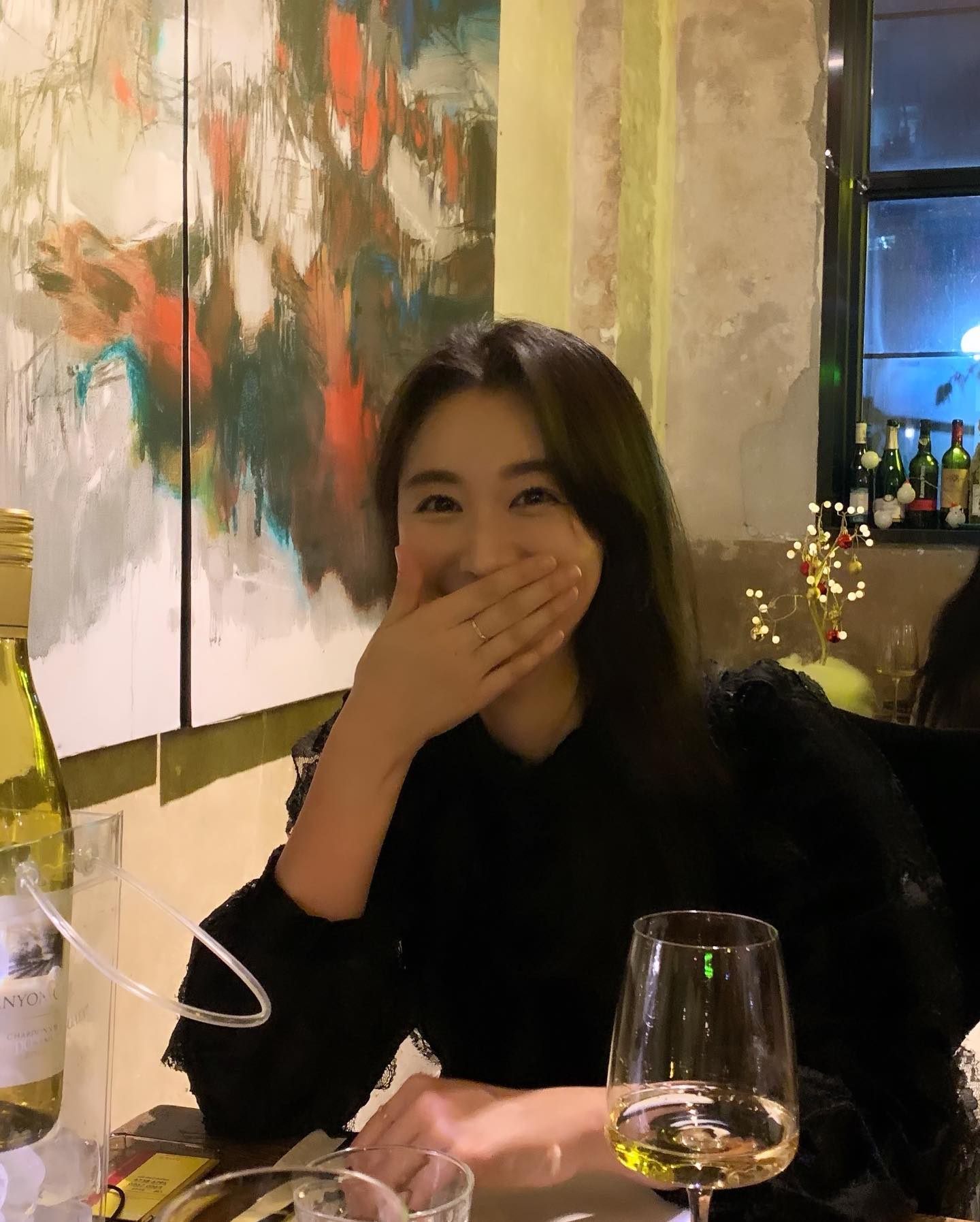 여기있는 와인은 혼자 다 마신것 마냥 취한날..🥂