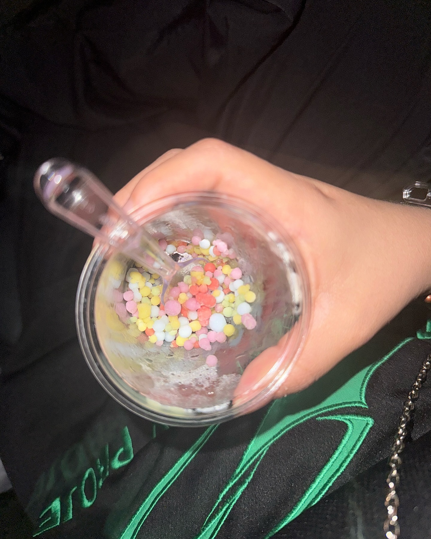 0:58 ──♡───── 3:47
 🌈🍡🥢🪃
 ✏️자 중 해🥕
 .....🌂 🎸