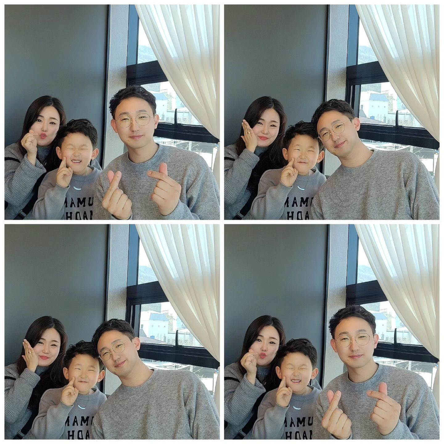 세가족 늘함께👨‍👩‍👦

우리셋 시밀러룩 입고🖤
울아들 이쁜짓 표정 찡긋😉

셋이 함께라서 너무 행복
이것이 행복 행복이라오☺︎

사랑해 또 사랑해❤
.
.
.
#주말
#세가족함께
#함께라서행복해