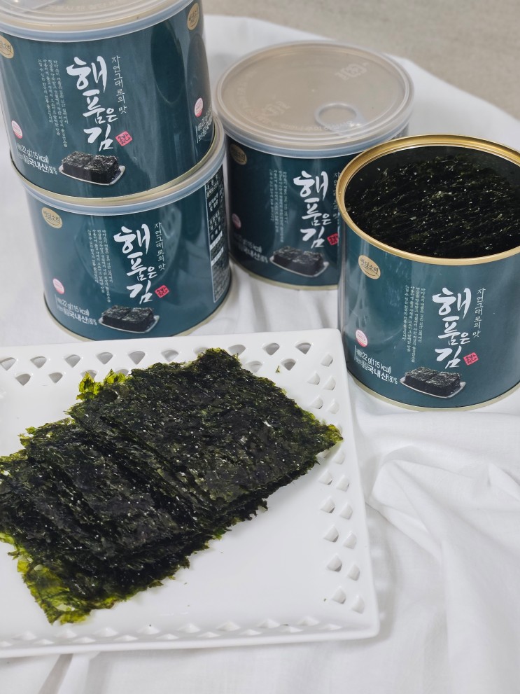 해품은김 축복세트 추석 선물세트로 맛있는 김 추천해요
