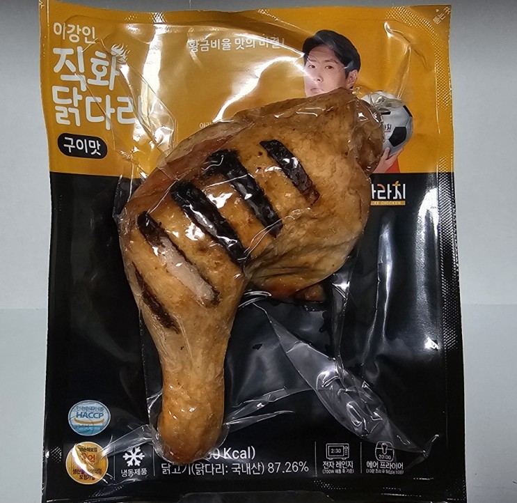 삼화식품 아라치 이강인치킨 직화닭다리구이 세 가지 맛