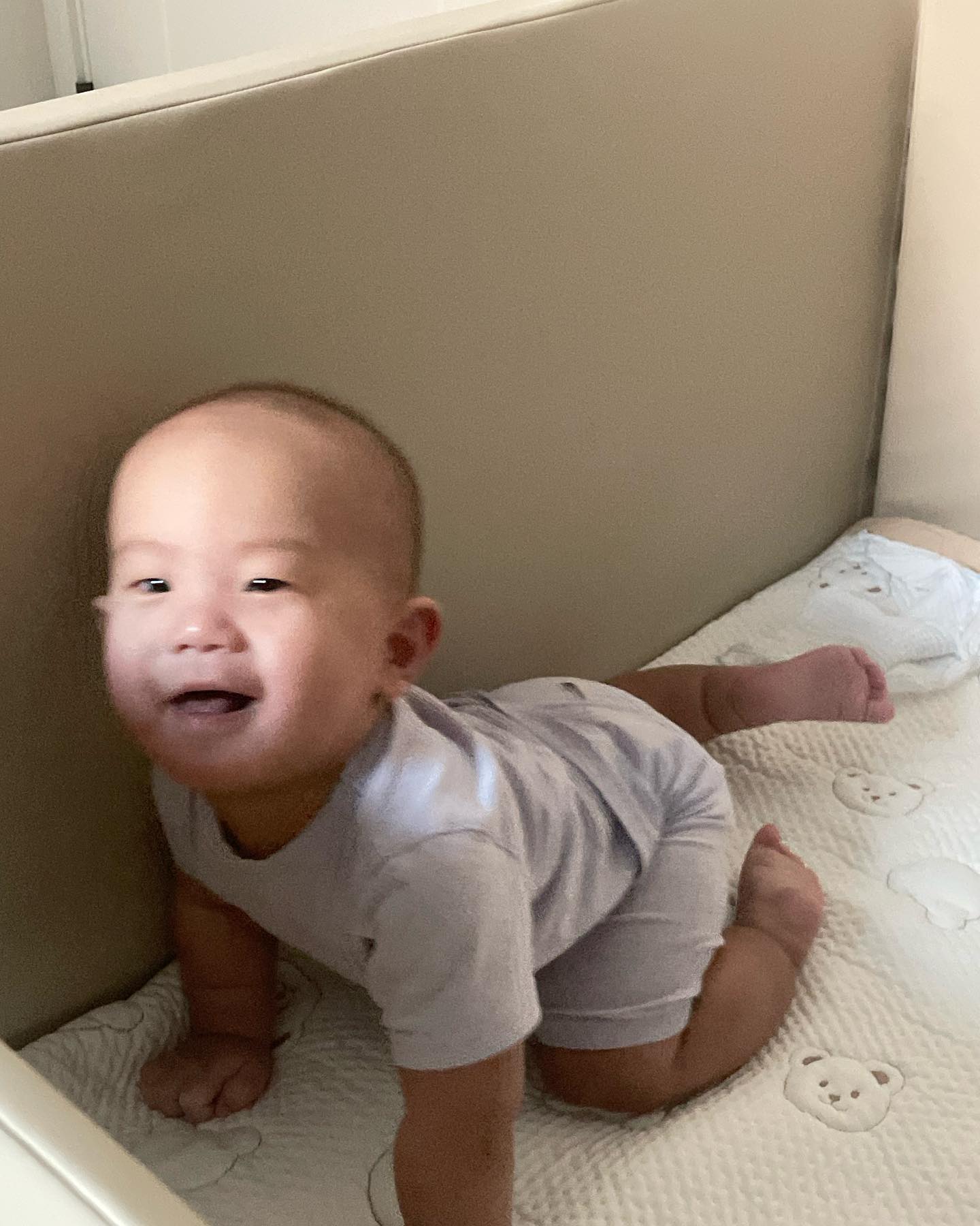 엄마 일어날 때 까지 혼자서 놀고 눈 마주치면 웃어주는 쮸💕
매일 아침 심쿵이야 정마아아알😆