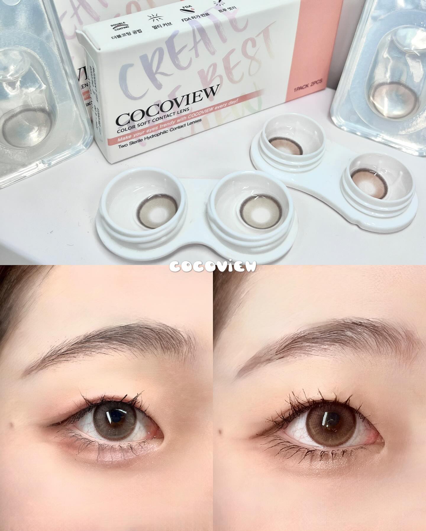 #협찬 #코코뷰서포터즈 #유콩리뷰 
데일리 렌즈로 찰떡‼️ 코코뷰 토니 그레이&브라운 솔직후기❤️
_

▪️[코코뷰] 토니 그레이
- 한달용, G.DIA 13.1mm, 0.00~-8.00
▪️[코코뷰] 토니 브라운
- 한달용, G.DIA 13.1mm, 0.00~-8.00

🚨12.04~12.18 윈터 빅 세일🚨
최대 55% 할인율
렌즈 한 팩에 9,900원‼️

코코뷰 토니 시리즈는 러블리함과 시크함 모두 잡은 매력적인 그래픽의 러블리힙 렌즈예요 ! 💓

코코뷰 한달 렌즈 착용감은 말해뭐해…🤭
매일 껴도 불편함 없이 편하게 착용 가능 !

13.1mm 적당한 직경 + 데일리한 컬러감 + 소프트한 그래픽
👉🏻 ✨ 만능 데일리 렌즈 ✨

👇🏻토니 그레이👇🏻
✅푸른끼 없이 부담 없는 그레이 컬러, 데일리 렌즈로 강추
✅쿨한 다크브라운 서클라인으로 또렷한 눈동자
✅웜, 쿨 가리지 않고 잘 어울림
✅실제로 보면 헤이즐, 껴보면 그레이 발색

👇🏻토니 브라운👇🏻
✅부드러운 눈매와 강아지 눈빛을 만들어주는 브라운 컬러, 데일리 렌즈로 강추
✅웜한 다크브라운 서클라인으로 또렷한 눈동자
✅특히 웜톤에게 추천
✅실제로 보면 핑크코랄 빛이 도는 오렌지브라운, 껴보면 브라운
_
cocoview_official 
#코코뷰렌즈 #코코뷰 #렌즈추천 #cocoview #데일리렌즈 #데일리렌즈추천 #코코뷰먼슬리렌즈 #코코뷰컬러렌즈 #브라운렌즈추천 #그레이렌즈추천 #브라운렌즈 #그레이렌즈 #렌즈온라인구매 #온라인렌즈