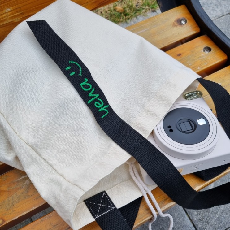 맞춤자수 캔버스백 다올홈 자수에코백