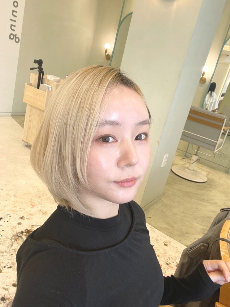 청담 미용실 추천 단발 레이어드컷 요닝 재유쌤