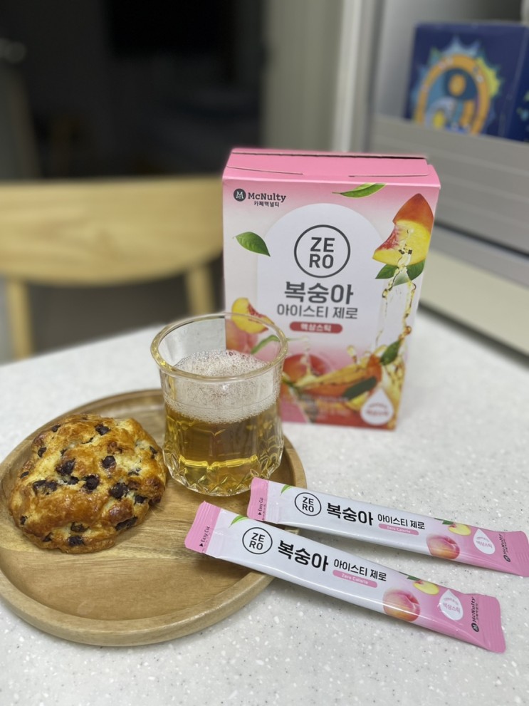 맥널티 간편액상스틱 제로칼로리 복숭아 아이스티 제로
