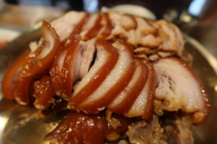 왕십리 족발맛집 호야네족발 잡내안나는족발,야채가득막국수