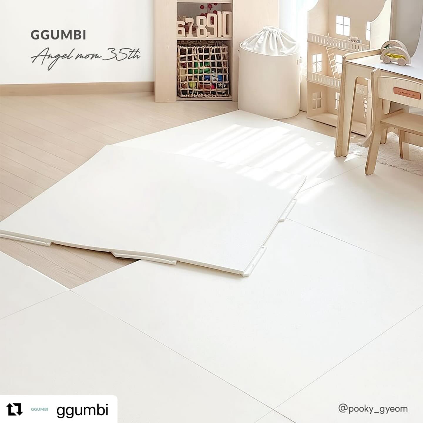 #Repost ggumbi with use.repost
・・・
#엔젤맘35기모집
일상의 감동, 육아를 함께하는 꿈비가
공식 서포터즈 🩵엔젤맘 35기🩵를 모집합니다

대형 사이즈로 깔끔함을 더한 “자이언트 TPU 퍼즐매트🧩”와
성원에 힘입어 런칭한 “양면이중코팅 트리플 원피스매트🪄”,
그리고 꿈비 인기 제품 추가 체험의 기회까지😍💕

풍성한 혜택으로 무장한 엔젤맘 35기
지원 방법은 프로필 링크 클릭 후 확인해 주세요!

👶모집인원 : 퍼즐매트팀 10명, 폴더매트팀 10명
👶모집기간 : 9/9(월)~9/22(일)
TIP💥본 피드 리그램하면 당첨 확률 𝕌ℙ
👶발표 : 9/24(화)
👶체험제품
[퍼즐매트팀] 자이언트 TPU 퍼즐매트 크림 코너 4P, 사이드 2P
[폴더매트팀] 양면이중코팅 트리플 원피스매트 252x400x4cm

#댓글남겨주세요
엔젤맘 35기 어떤 팀에 지원할 예정이신가요?🎉

📸 pooky_gyeom / y.yong2_