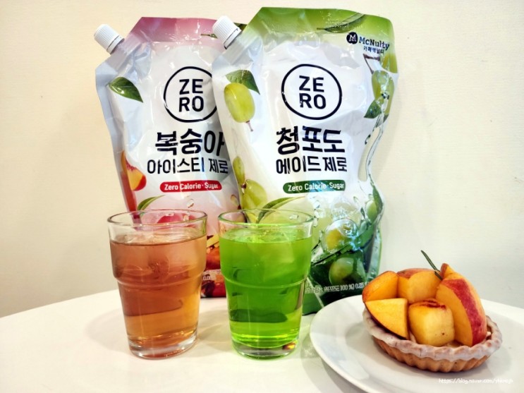 맥널티 1리터 대용량 제로칼로리음료 너무 맛있는데 ?