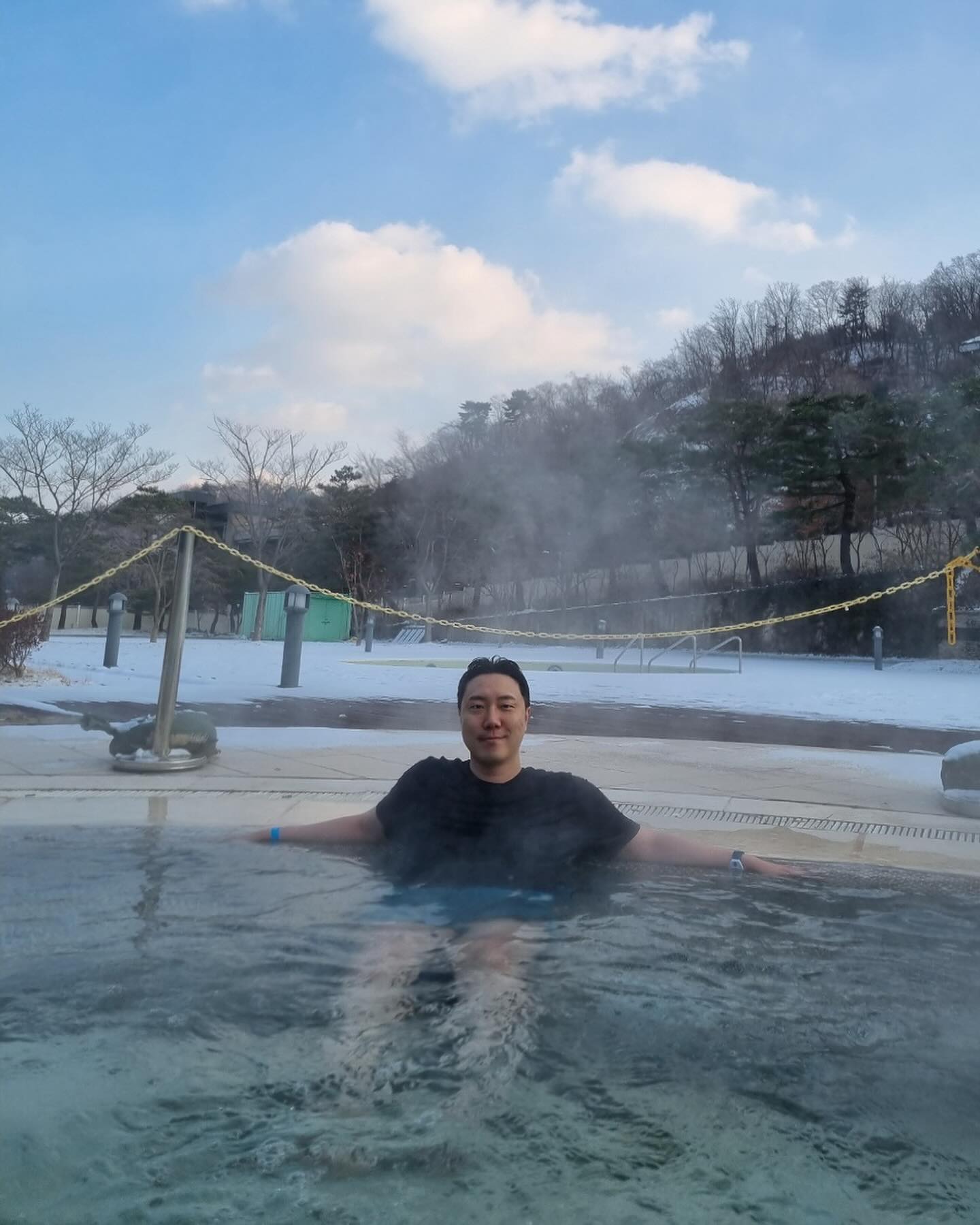 겨울에 노천탕은 언제나 천국같아요 😇♨️