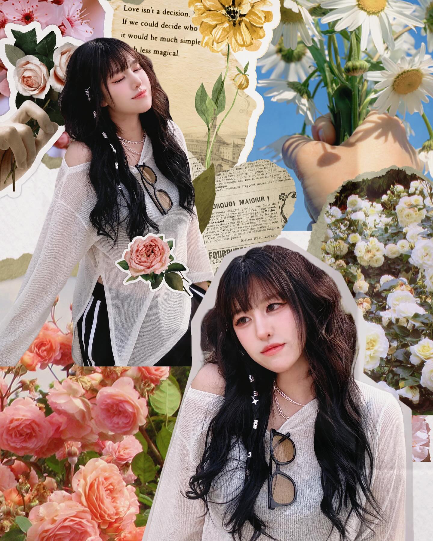 The day full of flowers🌷✨🫧