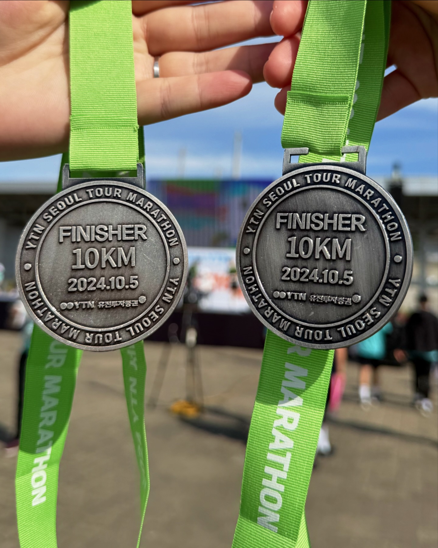 내 페이스메이커 yoonstag 곰아오🫶🏻🤍

#ytn서울투어마라톤 #마라톤10km #완주 #🏃🏃‍♀️
