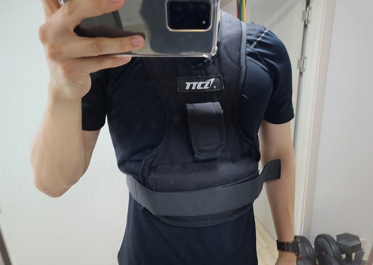 'TTCZ 중량조끼'_무게 조절 가능한 중량조끼로 헬스 웨이트 운동 효과 높이기