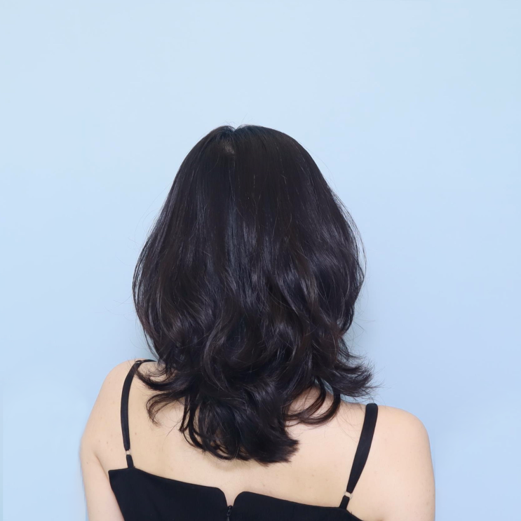 별내 미용실 _ 헤어넘버원 열펌 미디움 기장 발롱펌 후기