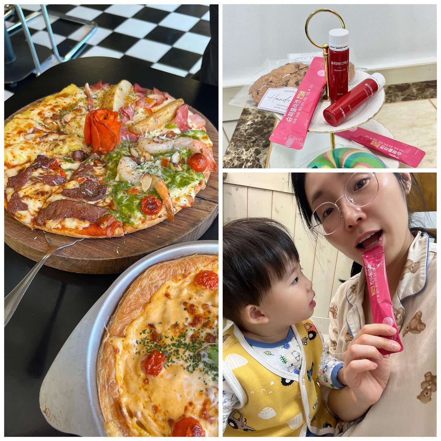 .
어린이집에 민낯으로 후다닥 아기 보내고 
오늘은 친한 동생과 정신줄 놓고 바깥에서 놀고 왔어요!
극도의 J라 플래너에 나노 단위로 계획 적고 
하루에 몇 개 했지??? 성과 따지는 1인이라
오늘은 걍 멍때려보기로 했는데 세상에
방심했는지 넘 많이 먹었지 모예요?? ㅋㅋㅋ
출산하고 돼랑이됐는데 큽
겉잡을 수 없이 벌크업 하게 생겼다 싶어
꺼내본 #바이탈뷰티#슬리머디엑스
운동 전후 섭취 시간은 자유롭게 조절할 수 있어
아차 싶을 때 하루 호로록 해주면 심신의 안정 ♩♪

내친김에 바이탈뷰티#슈퍼콜라겐골드 도 뜯어 먹고 있는
이준이가 눈을 반짝 반짝 엄마를 쳐다보네요ㅋㅋ
출산 전엔 한 피부 한다는 소리 많이 들었는데
아기 낳고 너 독박육아한다고 고생 많이 했구나 우짤꼬~~
이런 말 들으면 서럽고 ㅠㅠ 여자로서 자존심 상하고 
하튼 우울해서 틈 날 때 마다 식약처에서 건강기능식품으로 
인정 받은! 특허 받은 피부탄력 솔루션 바이탈뷰티 콜라겐
입에 털어 넣고 사실 나 바빠서 하는 거 없는 걸~~ 했어요 죄송요 흐흐
피부 뿐만 아니라 관절과 연골, 뼈 건강도 생각하는 콜라겐이라
자연분만 할 때 아기 밀어낸다고 온 뼈를 다 열어 
손목도 발목도 아기 안을 때 마다 
기저귀 갈 때마다 통증이 느껴졌는데 이제 만사 OK

다이어트에 진심인 분들께 추천하는 바이탈뷰티 슬리머디엑스
피부 본연의 아름다움은 물론 뼈 건강까지 생각하시는 분들께는 
바이탈뷰티 슈퍼콜라겐 골드 추천드려요!

바이탈뷰티 뷰티케어 제품이 궁금하시다면
채루비의 에딧샵에서 만나보세요!
구매시 +5000 포인트 적립 혜택이 있답니다 ♥

클릭! ▶ https://n.a-ditshop.com/LODdA

#에디터 #A_ditor #에디터리뷰