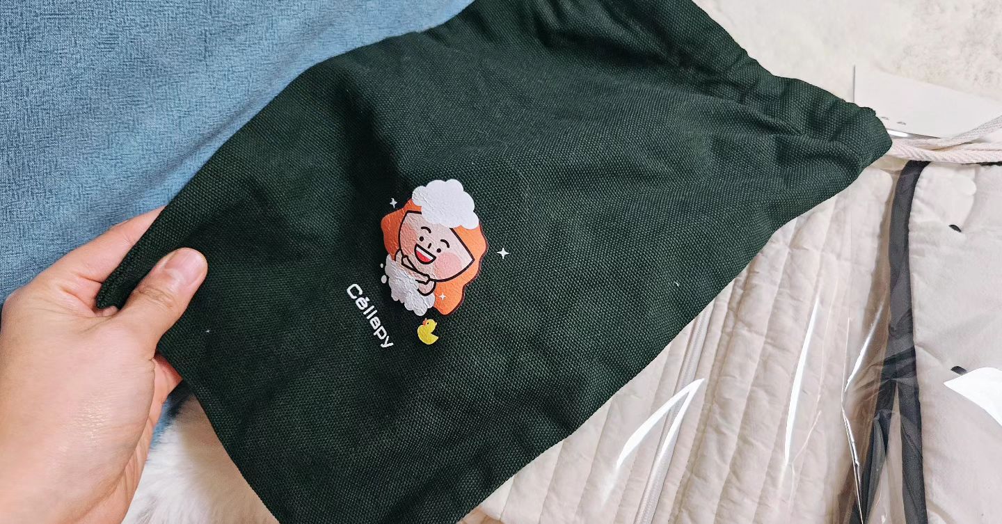 #된다파우치 🩷💚 받았어요!! 
튼튼한 재질이라 더 좋아요🥰
#셀라피 #구매이벤트 #인증