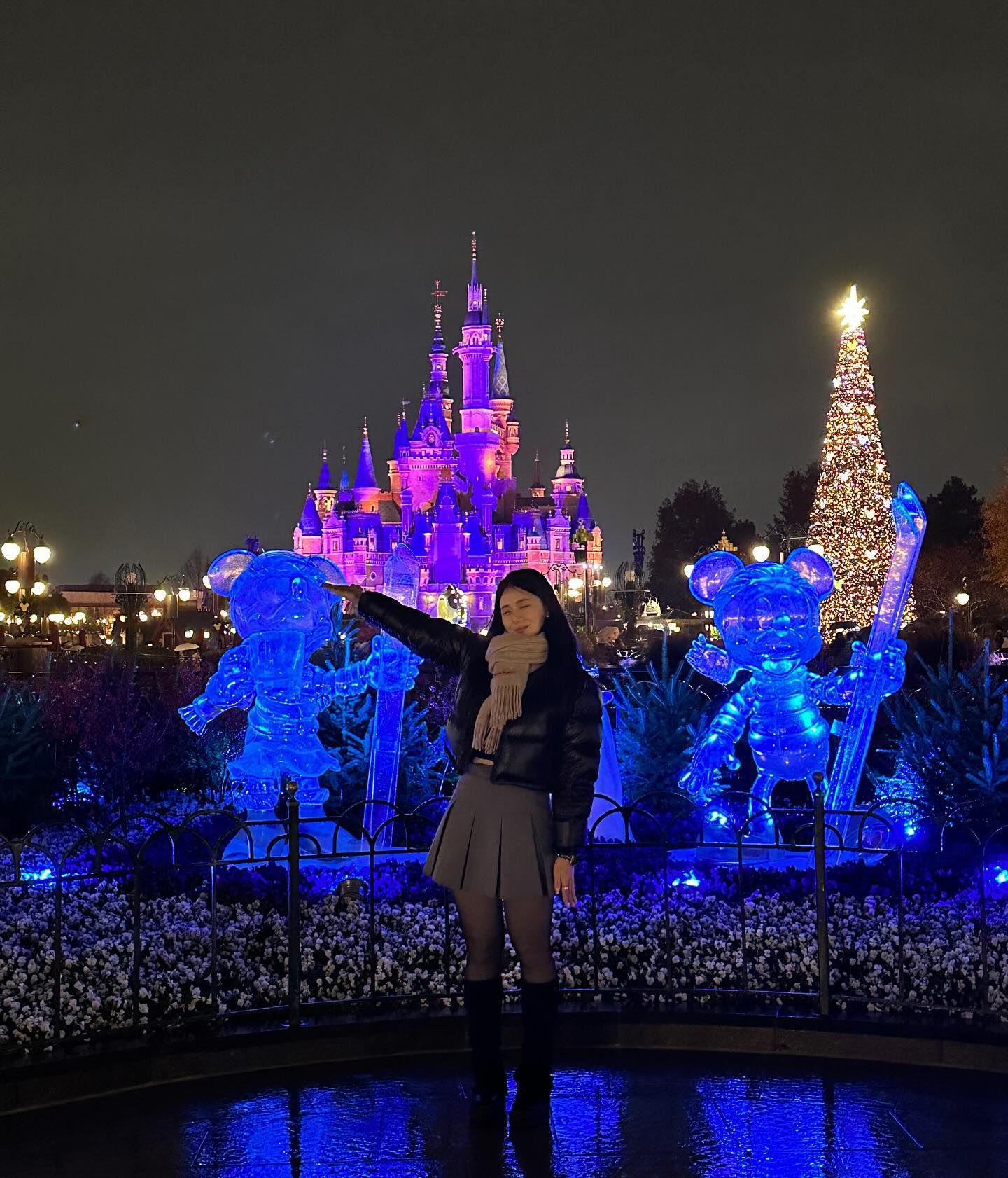 비때문에 물에 빠진 생쥐꼴이였지만🐭
그래도 행복했던 디즈니랜드🧚🏻‍♀️🏰✨💕