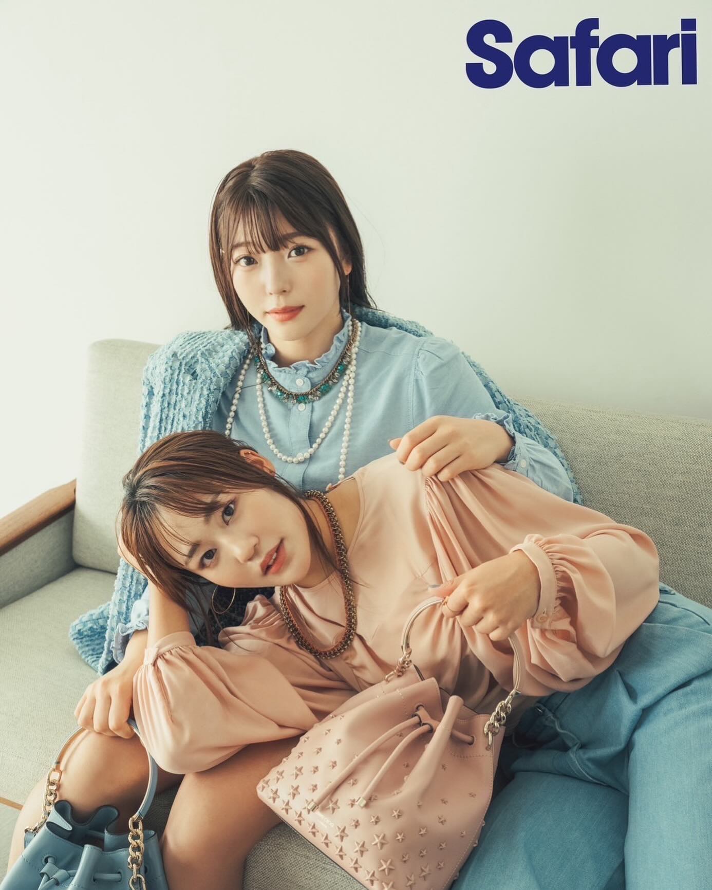 2人でも撮影・取材していただきました👖🩵
webのみでの公開予定ですのでお楽しみに🫧

写真：下田直樹さん
shimodanaoki_photo

スタイリング：浅井秀規さん
hidenoriasai

ヘアメイク：松田陵さん
fharaon_ryo

ライター：遠藤匠さん
takumi_endo_

#safari