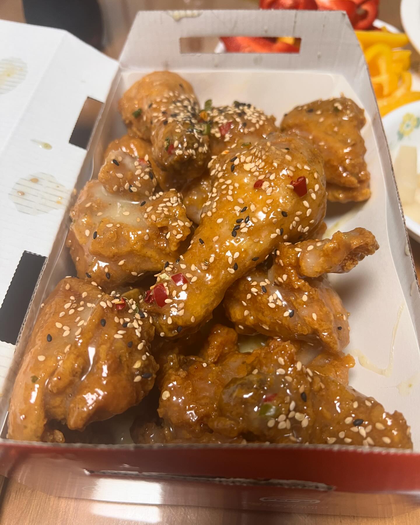 #복날🐔 #치킨먹어요우리🤤 #냠얌😋 #맵슐랭치킨🌶🍗