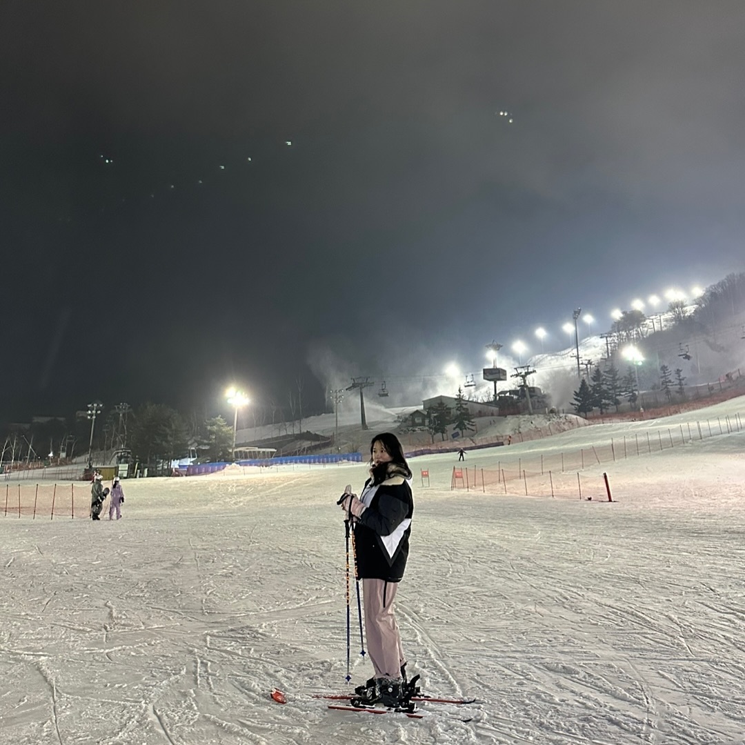 몇 년만에 스키 ⛷️