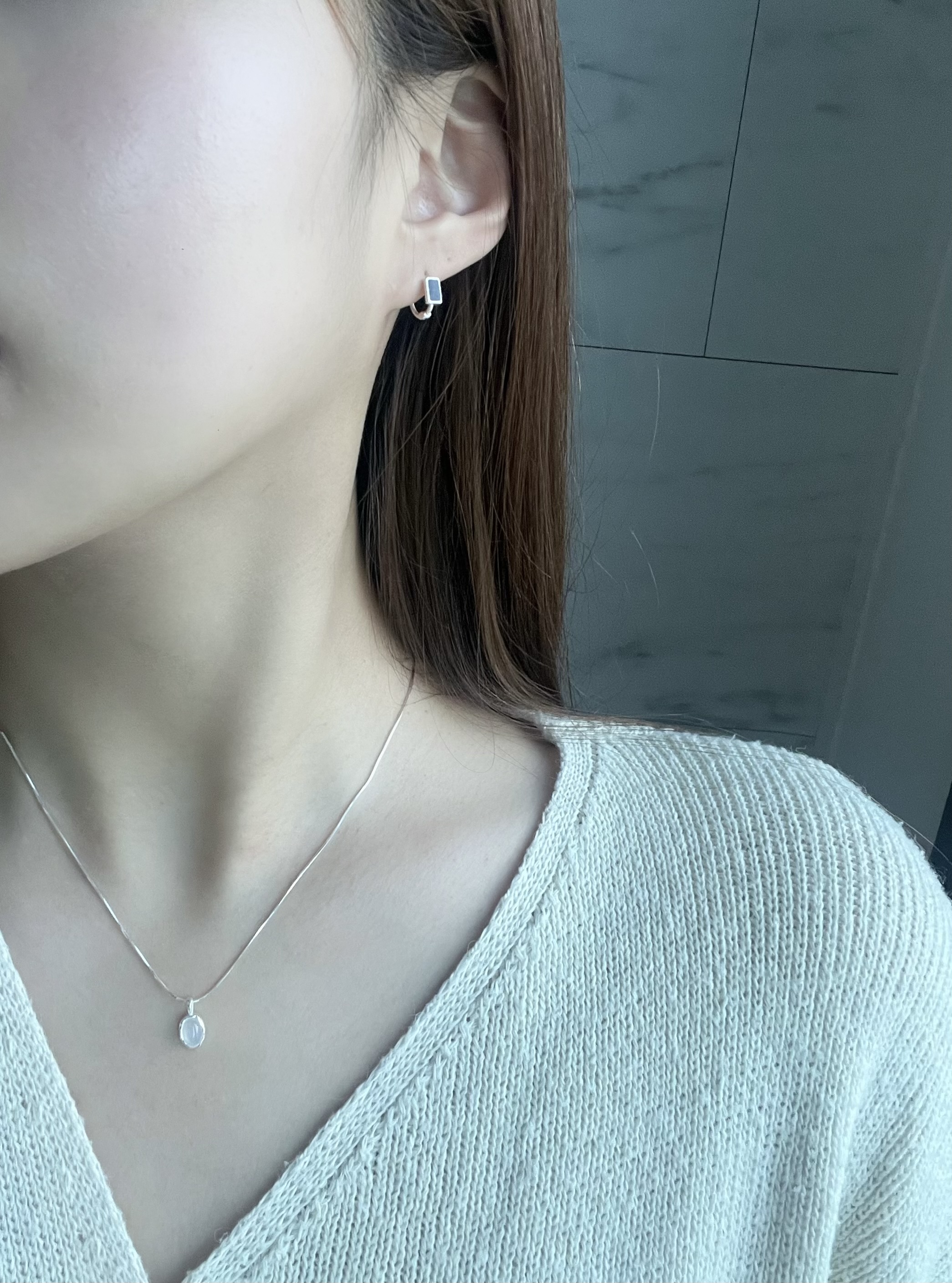 [오브안나] [오브안나] 실버925 귀걸이, 목걸이, 이어커프 2종