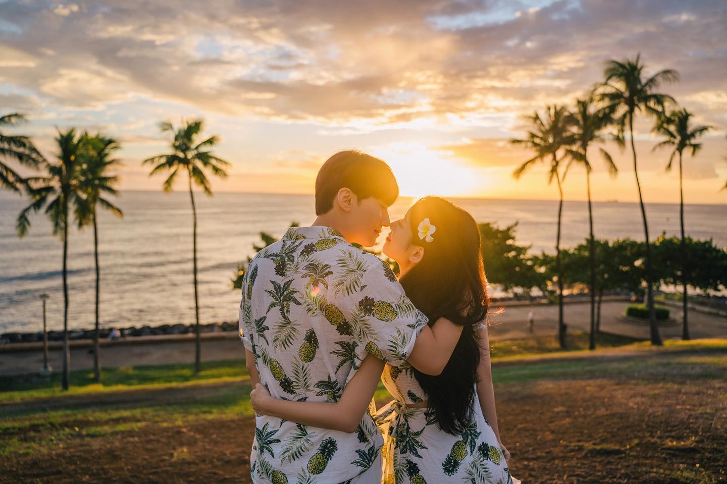 우연히 찍힌 비행기마저 완벽🧡