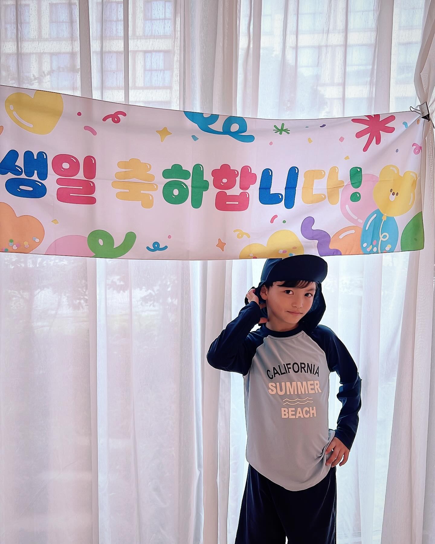 준우생일 💓
수영가기전 잠깐 찰칵 ! ! 

#늦은피드 #7월16일 #8살 #생일 #생축해