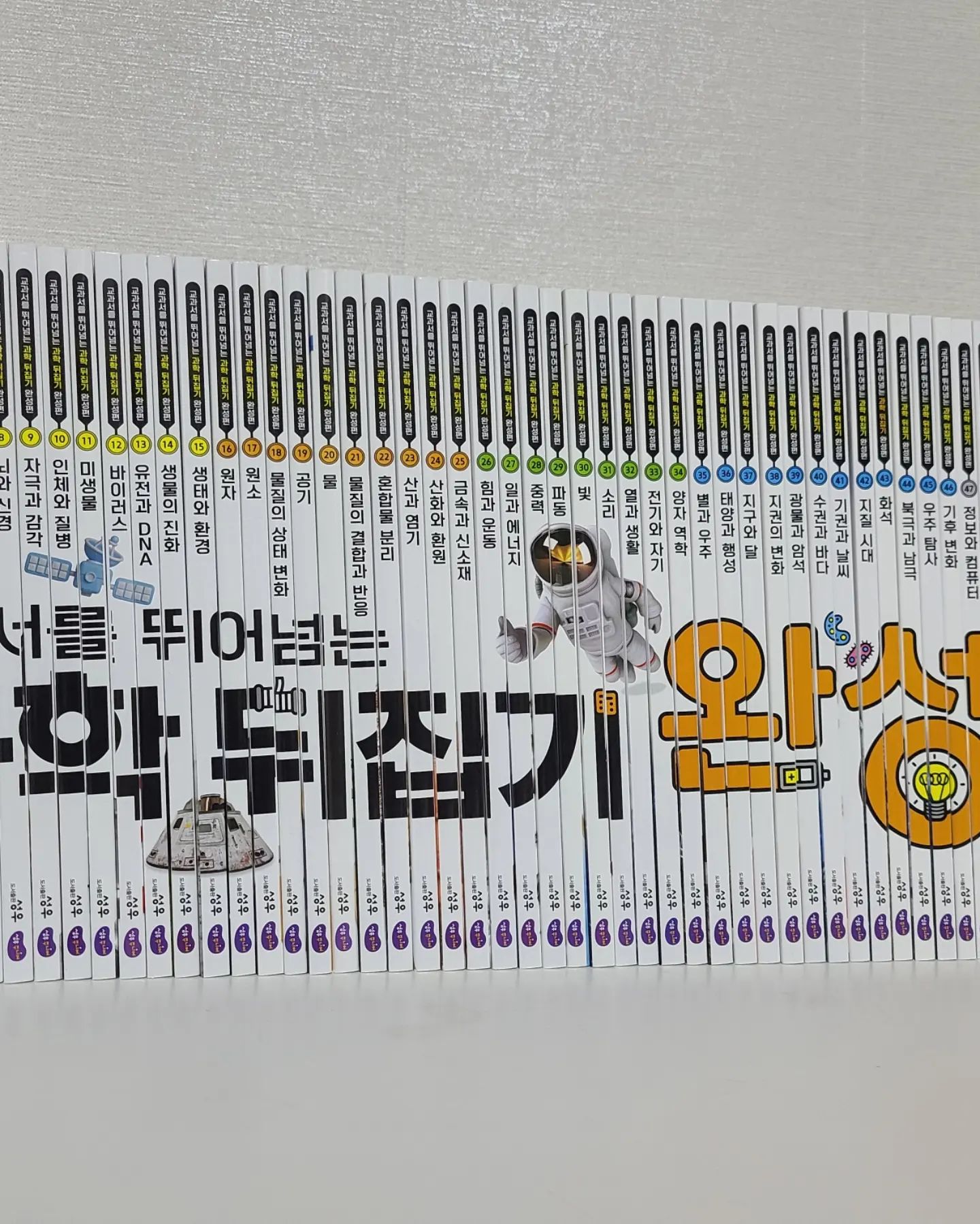 #도서제공

이번 겨울 방학 완독을 목표로 준비한 초등과학전집 
과학뒤집기 완성편

생명과학, 화학, 물리, 지구과학, 기술, 교양을 주제로한 총 55권으로 초등이라면 꼭 알아야할 과학지식들을 다루고 있어요

초등에서 중등 과학 교육과정을 물론 기술영역에소 통합 과학까지 모두 접해볼수 있는 과학뒤집기 완성편!

최신 과학 교육과정을 반영했고,영역별 과학 기술 교육 전문가의 감수를 통해 내용을 더욱 탄탄하게 다져 정확한 이야기를 읽어볼수 있어요

이번 겨울방학 과학뒤집기 완성편으로 아이들의 과학 줄기세포를 키워보는건 어때요?!

#도서출판성우#초등전집추천#초등필독서#성우에듀#과학뒤집기완성#뒤집기시리즈#초등과학논술첨삭#초등과학전집완성#과학논술첨삭
sungwoo_junior