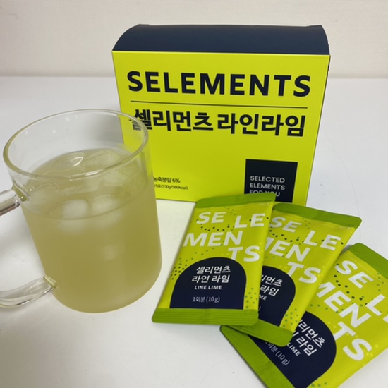 [셀리먼츠] 라인라임_붓기빠지는 차