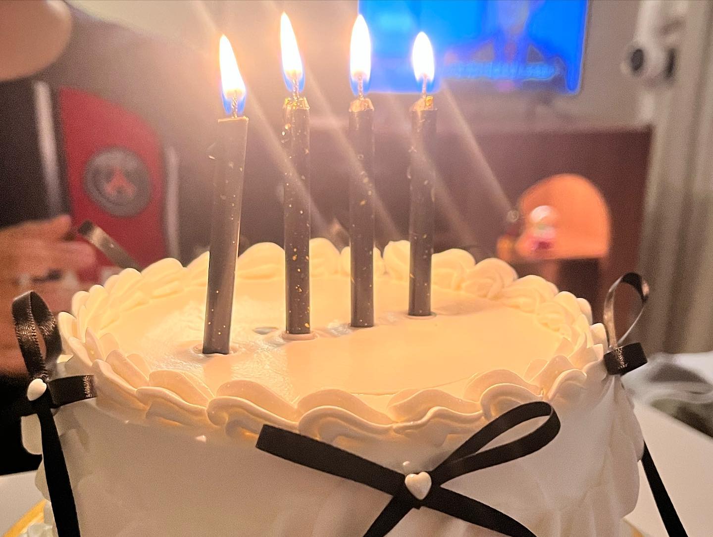 생일에 케이크 만들어주기 약속 지켰다..👋🏻🖤