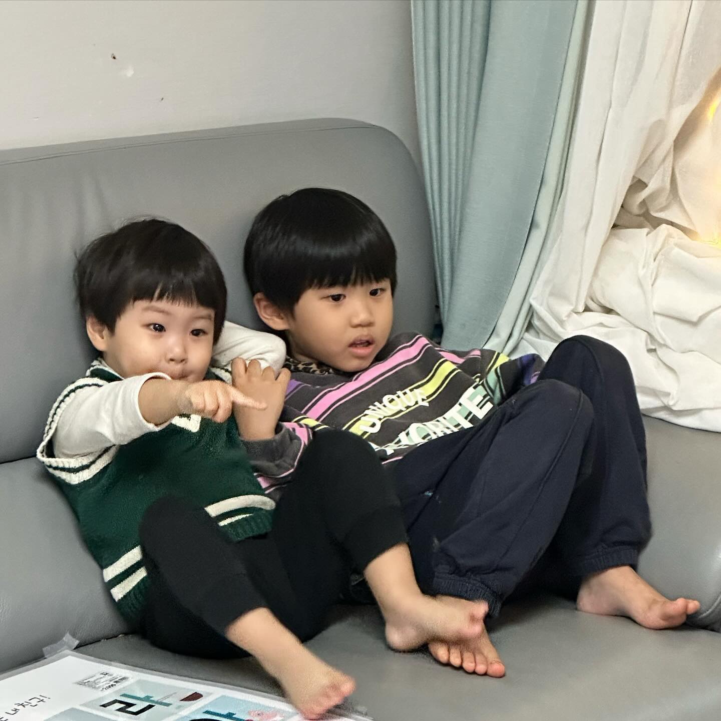 티비 보는데 은근슬쩍 동생 손 끌어다 잡는 형이 있다❓

쏘 큐트한 시트러스 형제들💕