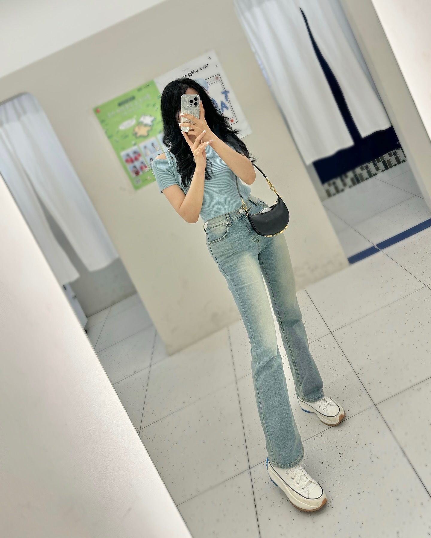 청바지에 운동화 좋아요!?💙