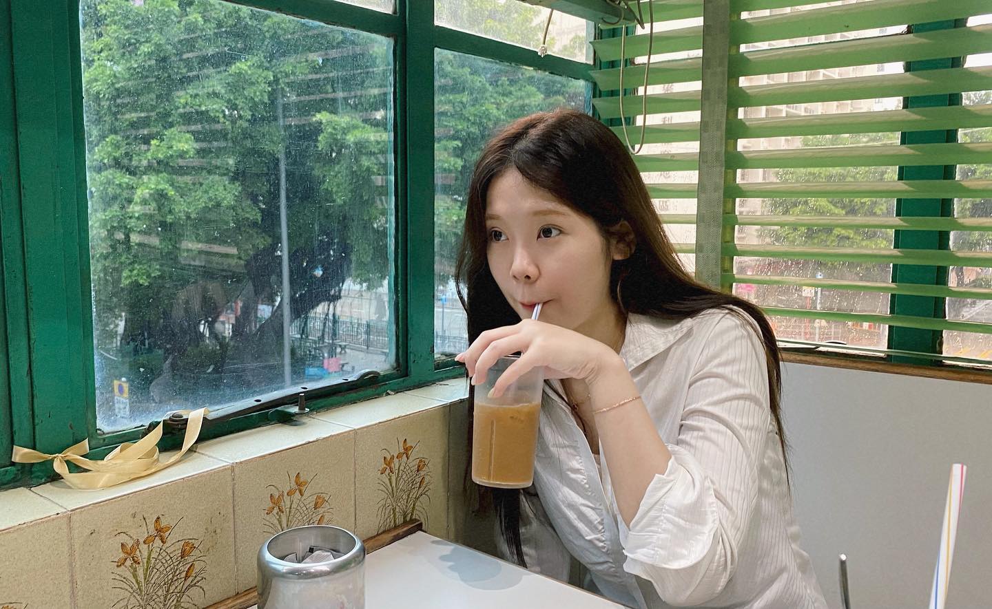 홍콩 카페 중에 분위기 젤 좋았던,, #미도카페 !🧋🍮🪸🎐🫧