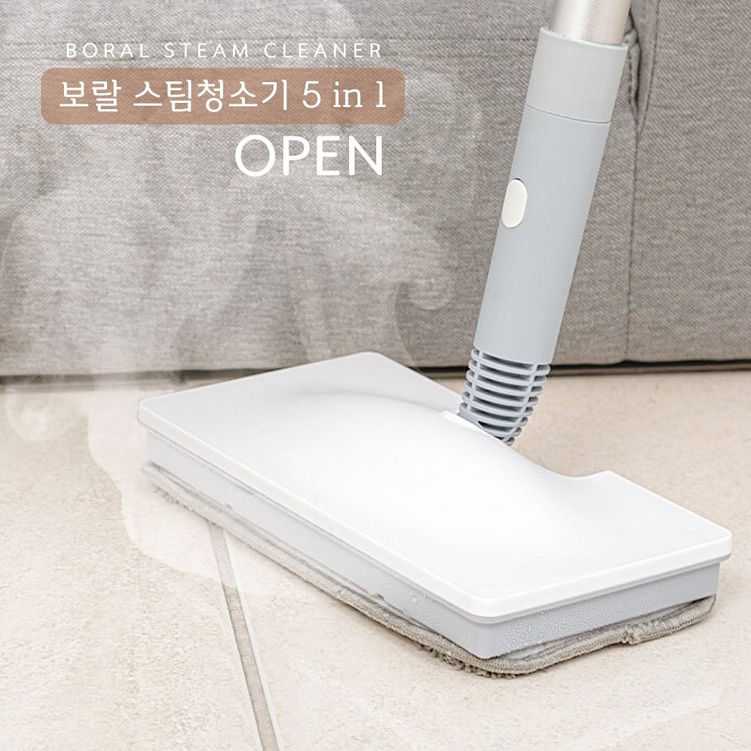 💨한정수량 초특가 할인‼
고온스팀으로 각종 세균잡는 보랄 스팀청소기 5 in 1 OPEN💨
​
“유퀴즈” 빈대 전문가분도 나와서 하시는 말씀‼️
빈대는 고온 스팀으로만 성충과 알을 제거 할 수 있다고해요
빈대에 물리면 모기물린거에 몇십배가 간지럽다고
하니 생기기전에 미리 예방해보세요😊
한정 수량 초특가 할인으로 가져왔어요~😎
​
2단계 스팀분사로 스마트한 살균청소 가능하고
순간 가열 방식으로 빠른 예열로 기다리는 시간도 단축
​
무엇보다 화학세제 안쓰고 오직 물로만 강력한 살균청소👍🏻
다양한 노즐과 브러쉬로 집안 곳곳 살균해보아요🤗
​
각종 바이러스, 세균으로 힘든 이 시국에 
우리집을 고온 스팀으로 지켜주세요!!
​
한정수량 초특가할인으로 공구기간에
만족할만한 가격으로 구매하실 수 있습니다😊
​
📆공구기간
12.6-12.10
​
🚚배송기간
평일기준 오전 11시 이전 주문 시 당일발송
​
✅배송비
무료배송
제주도 3,000원/도서산간 6,000원 추가
​
🏷구매문의는 댓글이나 디엠주세요 :)
​
#스팀청소기#살균소독#고온스팀#보랄스팀청소기#한정특가#스팀청소기공구#빈대박멸#빈대#바이러스#세균#장난감소독#화장실소독#묵은때청소
​
​