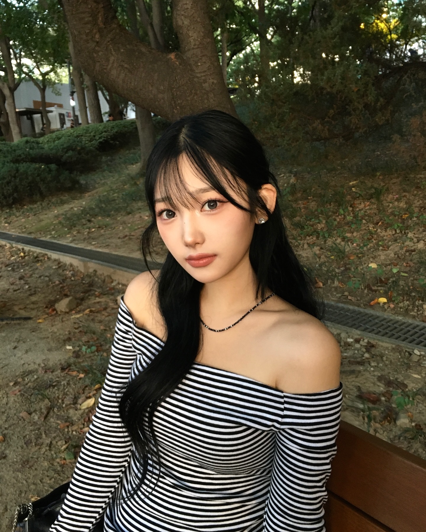 이날 추워서 입 돌아간듯 🤧