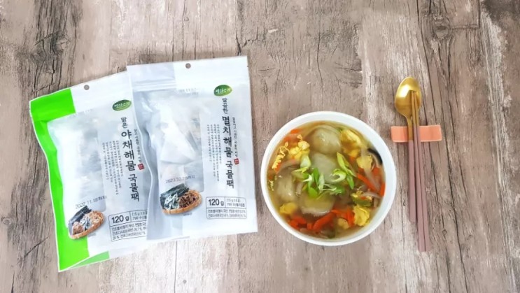 바다소리 해물육수팩 으로 건강한 집밥 만들기