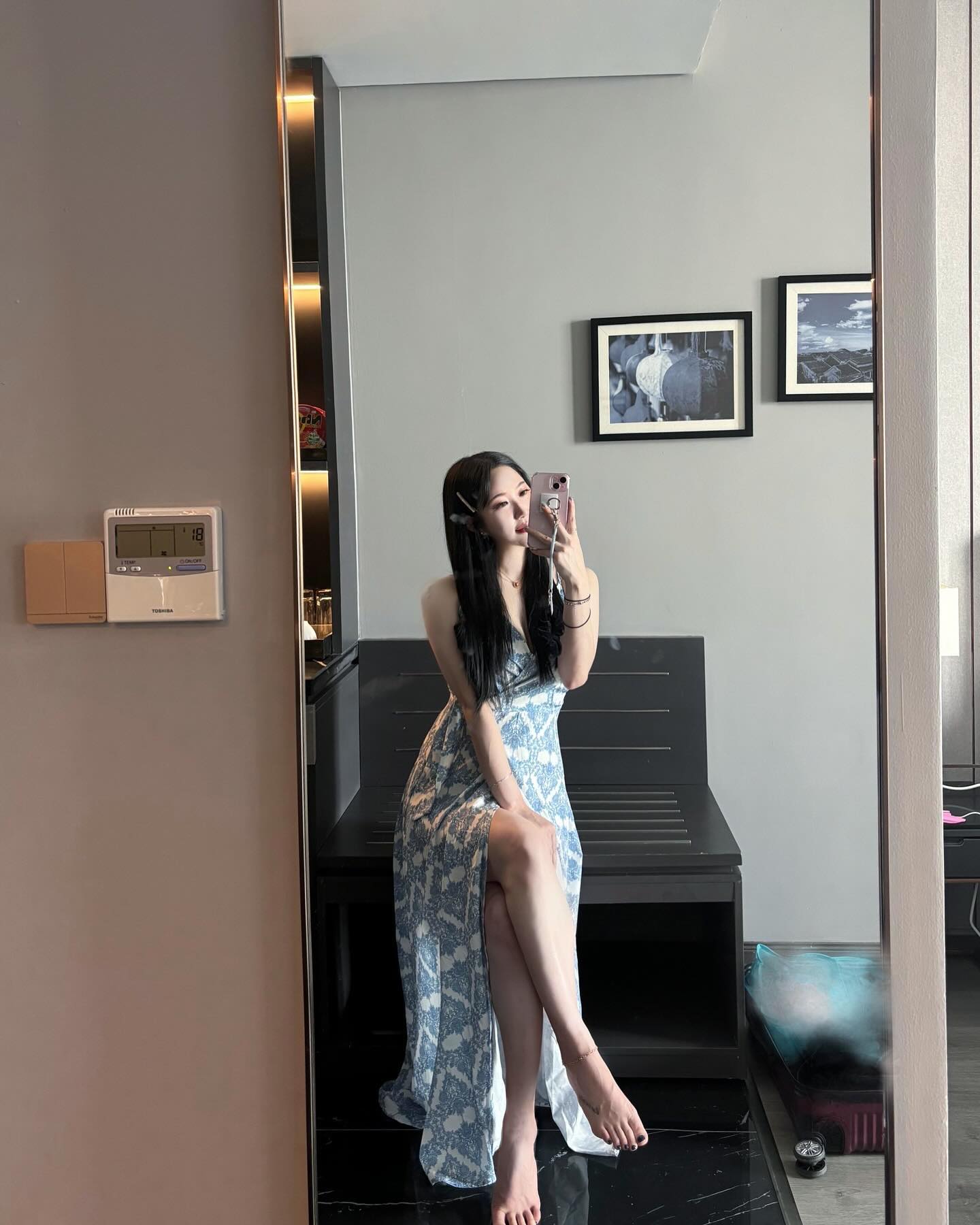 ✈️🩵💙👗
