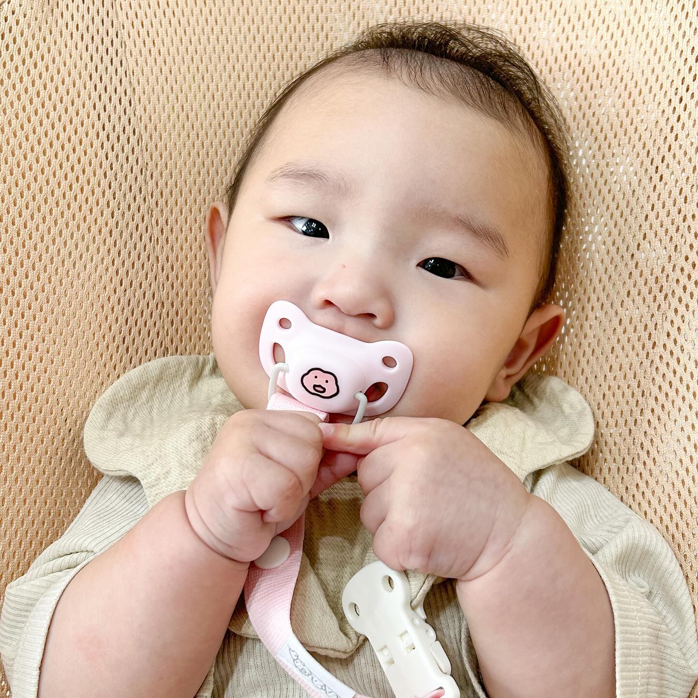 #협찬 세상 귀여운 조구만 쪽쪽이를 문 째하!
용띠해를 맞아 2024년 한정으로 나온 
스펙트라x조구만 쪽쪽이 에디션 🦕

스트랩도 세트로 구성되어있어 깔맞춤 완성!✨
남자는 역시 핑크지🌸🌸🌸

재하가 조구만 쪽쪽이를 잘 물어주고, 
디자인도 너무 귀여워서 
외출할때 조구만 쪽쪽이 물리게되요!! ✊🏻✊🏻

분홍이가 디플로, 오렌지가 트리케라인데 
얼른 트리케라도 물려보고싶네요 >_< !!!

✨조구만 쪽쪽이✨
📎신생아도 편하게 사용할 수 있는 7g의 초경량 쪽쪽이
📎곡선형 쉐입과 공기구멍이 원활한 호흡과 침독 예방
📎부드러운 실리콘 니플
📎밤중 쪽쪽이 셔틀을 위한.. 야광손잡이!
📎99.9% 살균가능한 간편 스팀소독 케이스도 기본 구성!!

✨조구만 쪽쪽이 스트랩✨
📎100%순면으로 아기피부에도 안전!
📎똑딱단추로 길이 조절 가능! 
+ 똑딱단추 처음 써봤는데, 안았을때 눌려도 얇아서 좋더라고요!?!
+ 턱받이에서 절대 안떨어져요.
+ 쪽쪽이 외에도 다양한 제품을 걸 수 있어서 외출시 필수템!

🏷️ spectrababykr joguman.studio 

#스펙트라 #조구만 #쪽쪽이 #스트랩 #브라키오 #공갈젖꼭지 #조구만스트랩 #쪽쪽이스트랩 #쪽쪽이클립 #출산용품 #출산선물 #쪽쪽이추천 #쪽쪽이케이스