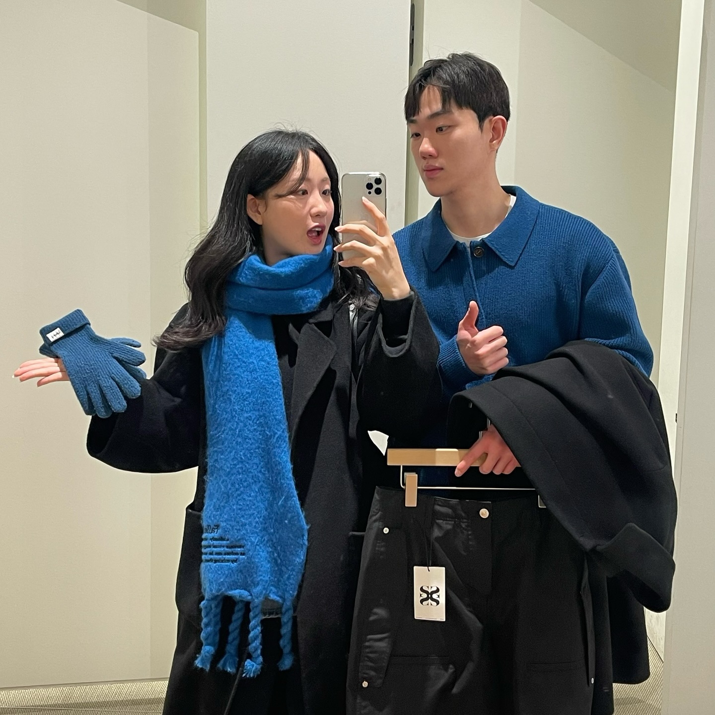 의도치않은 커플룩🌝👫