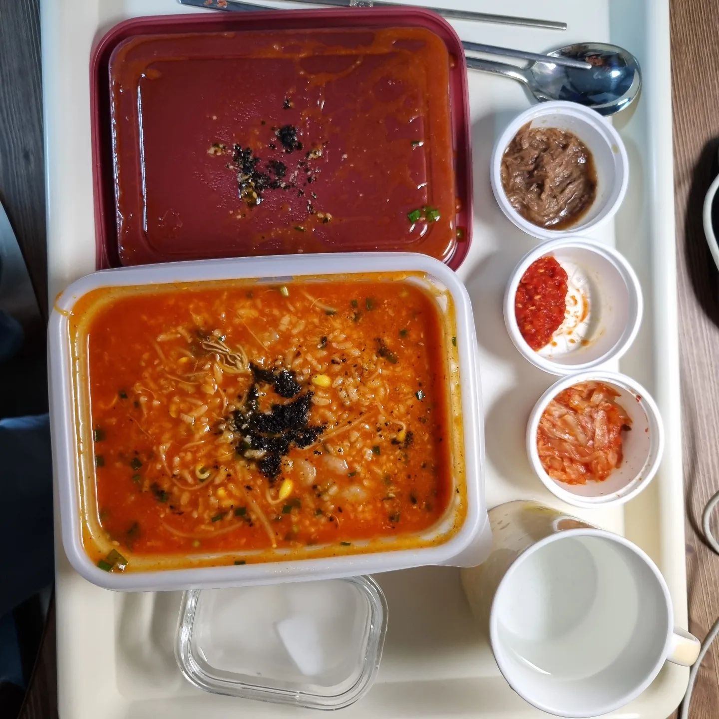 독감 걸렸을때 먹었던 짬뽕죽

#아맛있다 #죽 #짬뽕죽 #맛있는음식 #맛스타그램 #맛있는죽 #독감걸렸을때 #매콤 #매콤한맛 #맛 #좋아요