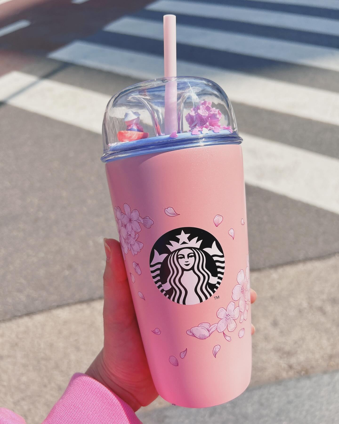 #핑크 #핑쿠핑쿠 #스벅 #텀블러 #신상🌈
#날씨괘조아❤️