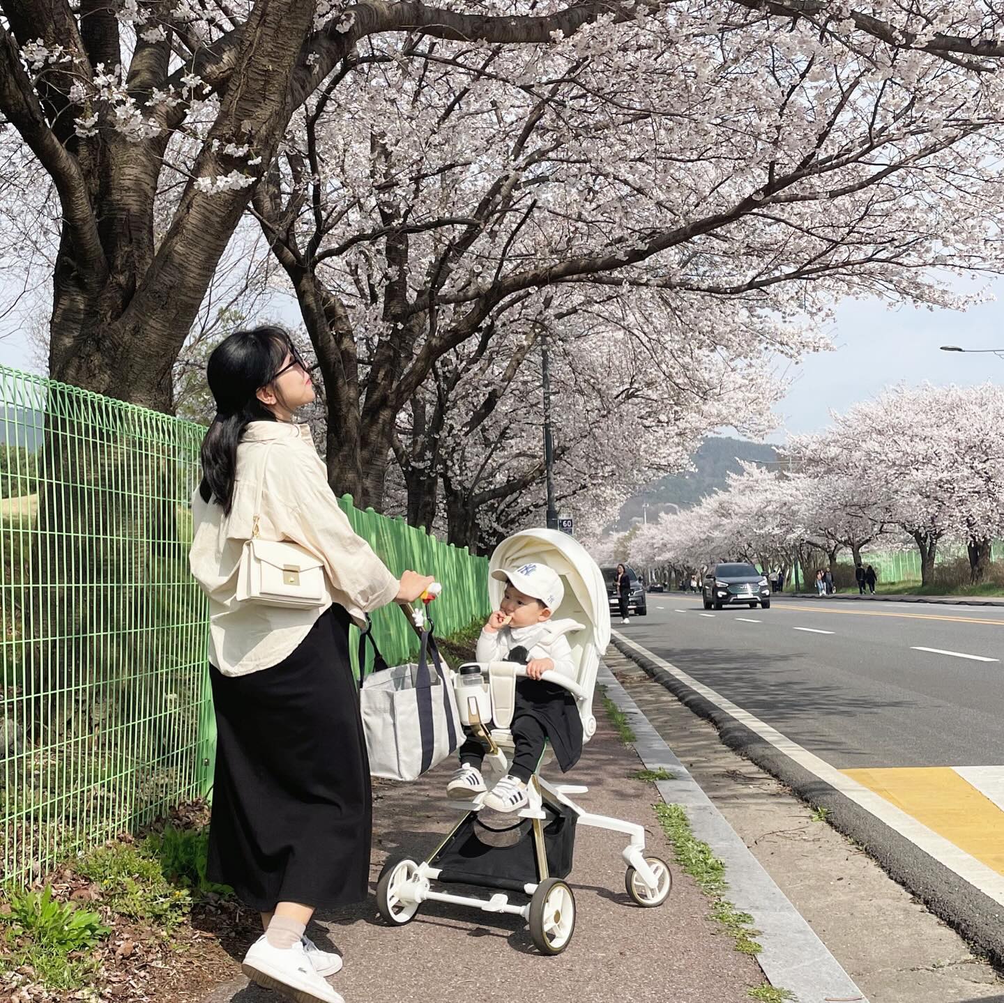 꽃구경 실컷 한 주말 〰️🌸
내년엔 넷이서 오게될 장소 

#추억만들기 #15개월아기 #아기와가볼만한곳 #아기와나들이 #꽃놀이 #꽃구경 #육아기록 #육아일상 #육아맘 #호랑이띠아기