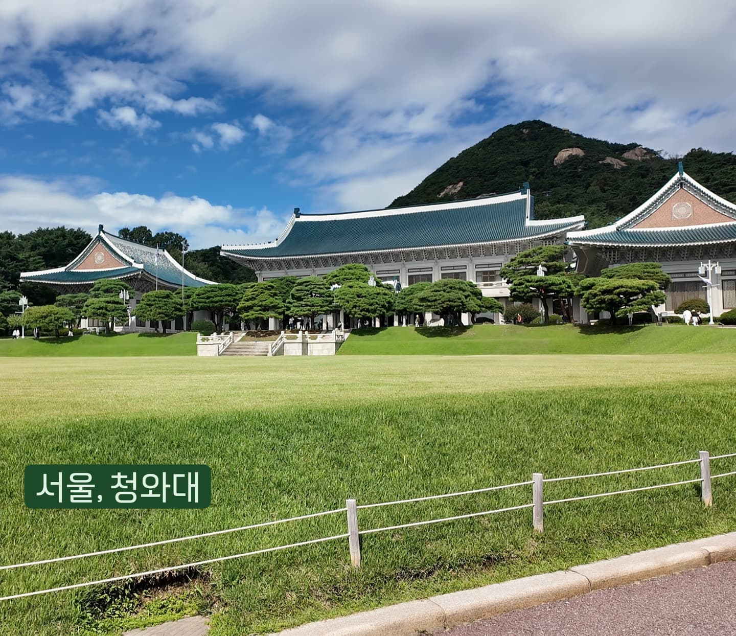 날씨 좋은날 외국인 친구네 부부가 놀러와 데려간 청와대 ㅎㅎ
신랑이 추천해서 갔는데 새삼 멋있었다. 
또 언제 개방할지 모르니 후다닥 다녀오길 정말 잘한거 같다. 
잘 모르는 나도 느껴지는 정말 훌륭한 풍수지리.
주변 경치하며, 조경하며 👍
.
.
.
#청와대 #서울핫플 #seoultravel #seoultrip #bluehouse