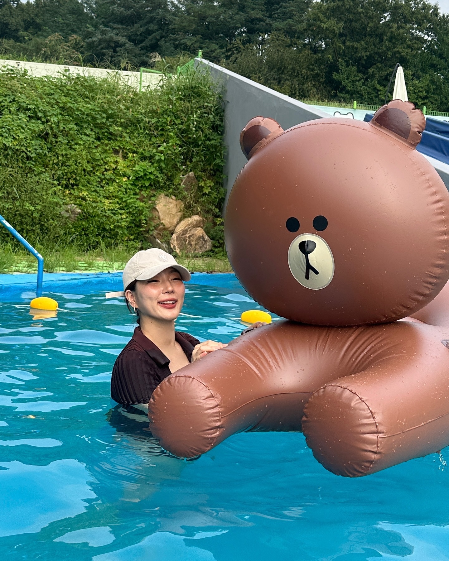 🐻🤎+🎀💗=Having fun!🤿💦