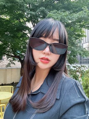 [SeeChic] 세미 스퀘어 와이드 선글라스